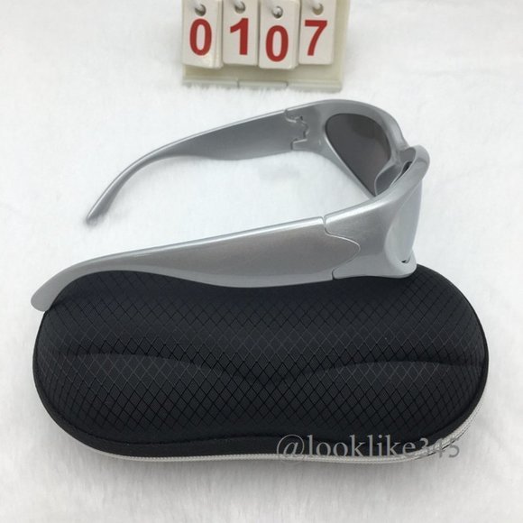 Gray Frame Lens Sports Sunglasses - Picture 2 of 5